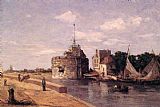 Eugene Boudin Le Havre, la tour Francois painting